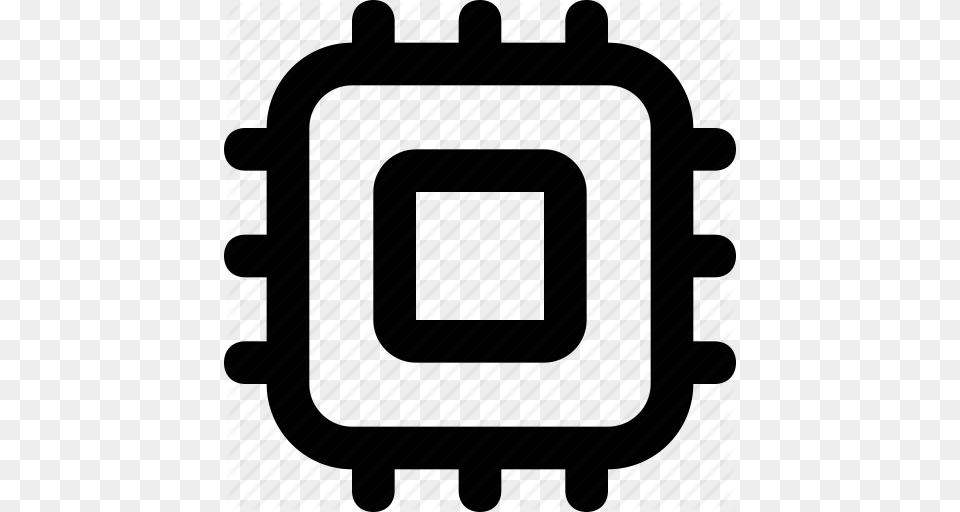Chip Microchip Processor Icon, Bag, Architecture, Building, Electronics Png