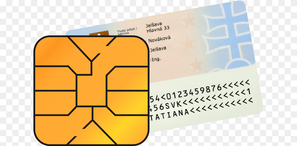 Chip On Id Card, Text Free Png