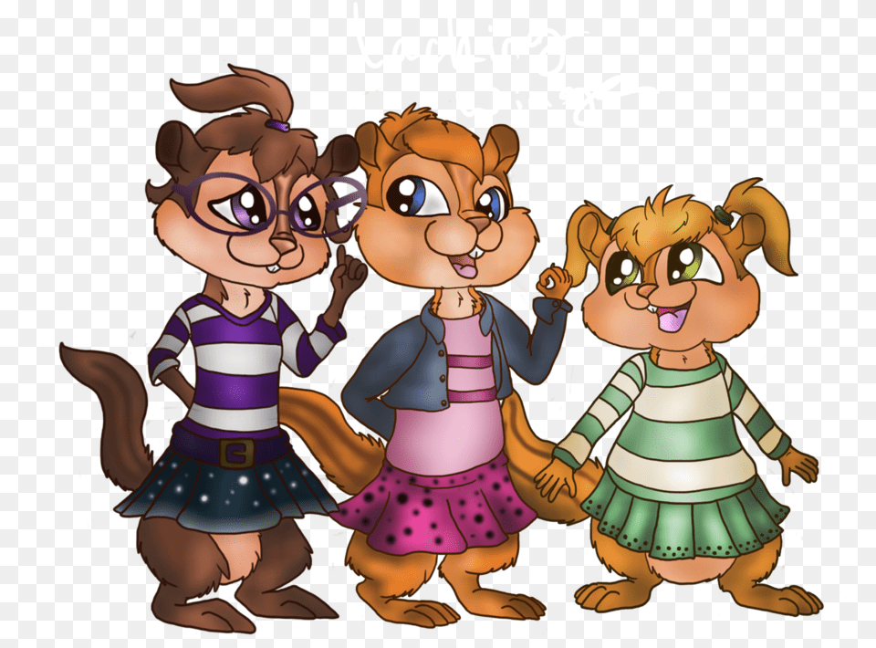 Chipettes Transparent, Book, Comics, Publication, Baby Png Image