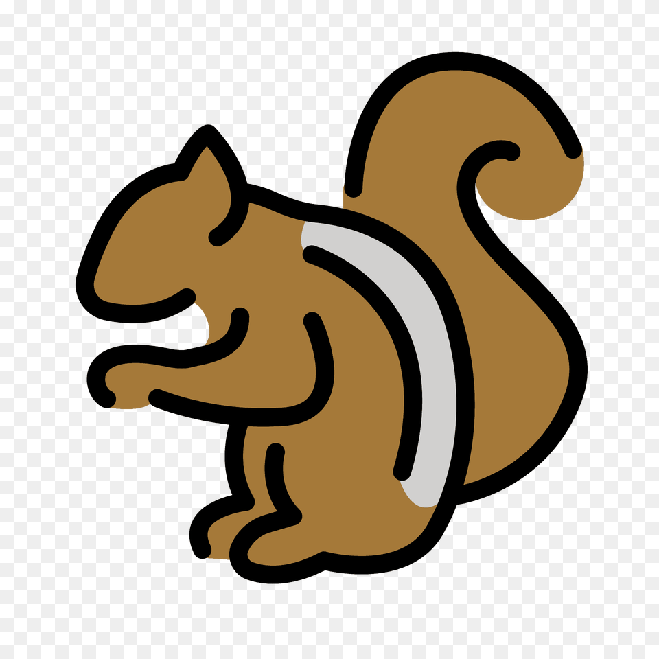 Chipmunk Emoji Clipart, Animal, Mammal, Rodent, Squirrel Png Image