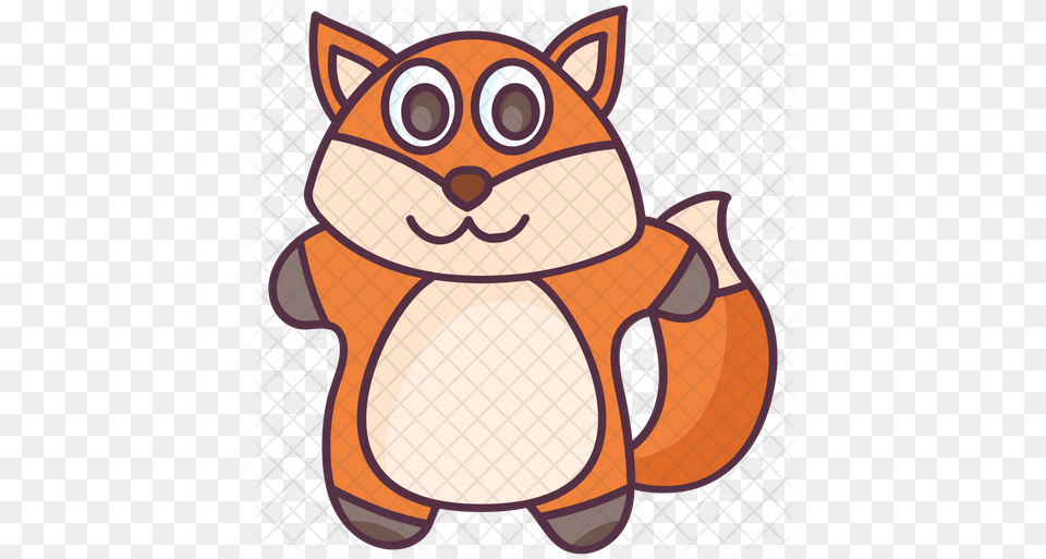 Chipmunk Icon Of Colored Outline Style Soft Png Image