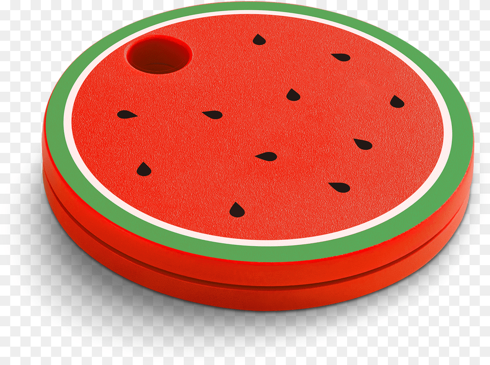 Chipolo Classic Bluetooth Item Tracker Fruit Edition Watermelon, Food, Plant, Produce, Melon Png Image