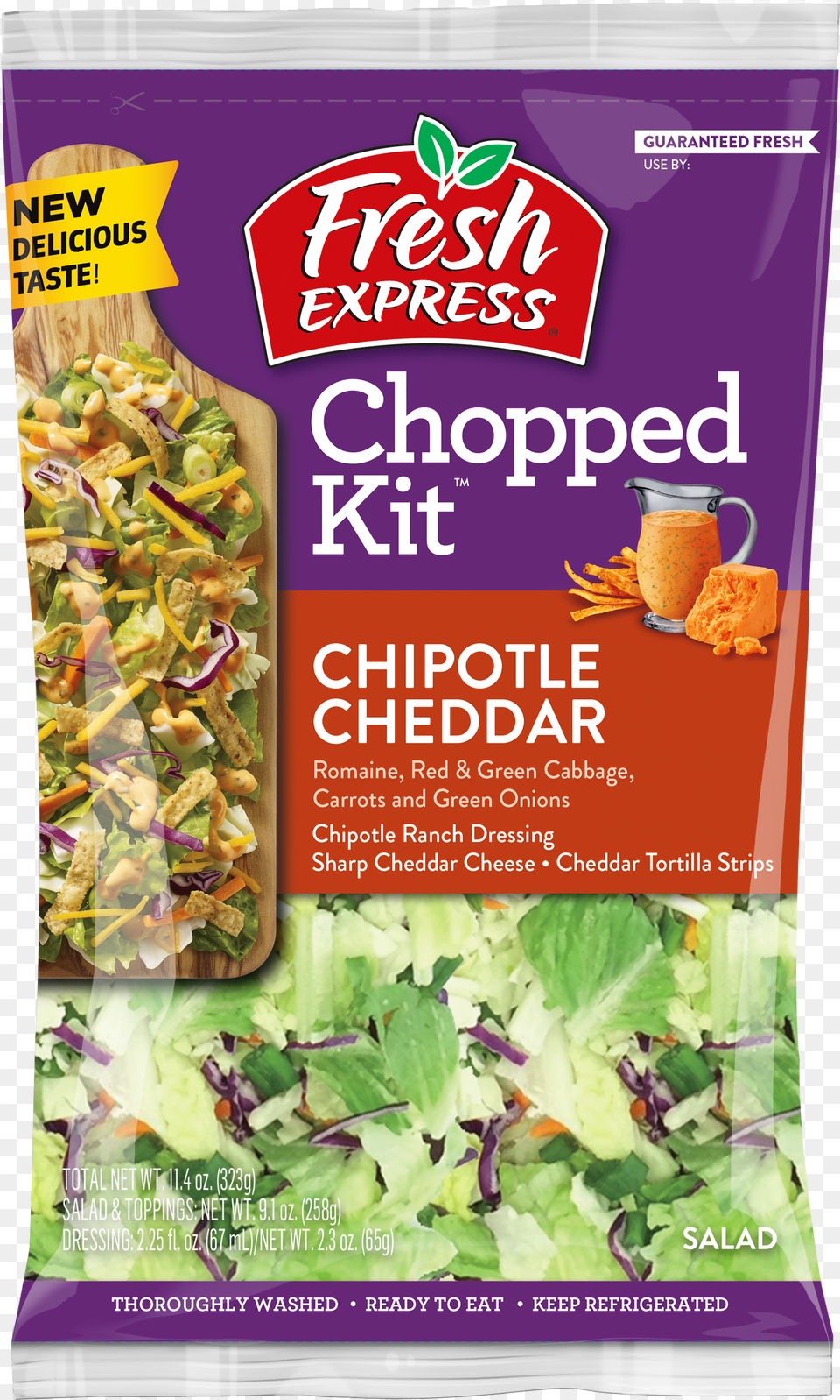 Chipotle Cheddar Chopped Kit Fresh Express Chipotle Cheddar Png