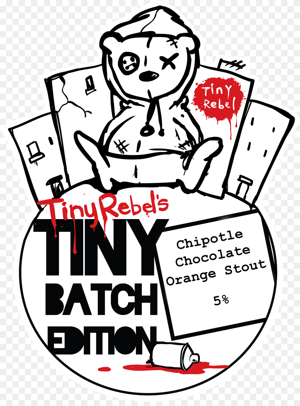 Chipotle Chocolate Orange Stout Tiny Rebel Brewing, Advertisement, Poster, Publication, Book Free Transparent Png