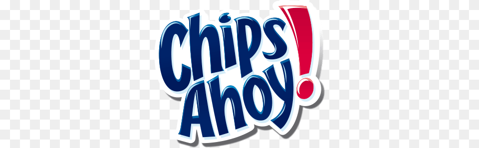 Chips Ahoy Logo, Sticker, Text, Art, Bottle Free Png