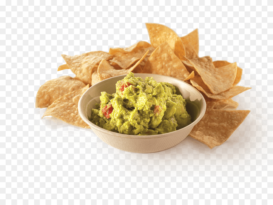 Chips And Guacamole, Food, Plate Free Png Download