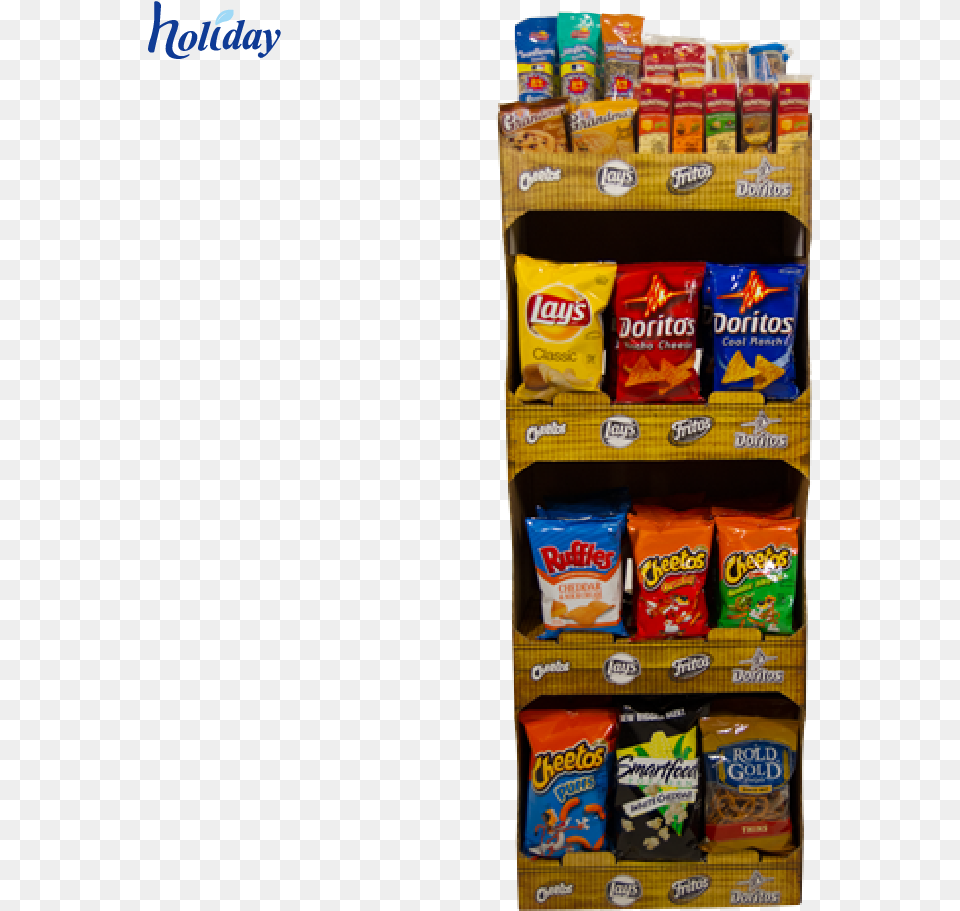 Chips Display Stand Convenience Food, Sweets, First Aid, Snack, Shelf Png Image