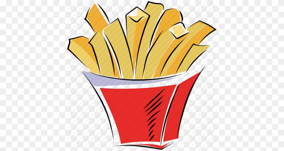 Chips Fast Food French Fries Fries Junk Food Potato Fries Icon Png Image