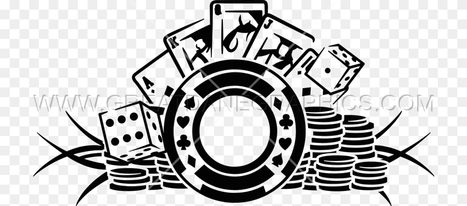 Chips Production Ready Artwork Clipart Black And White Poker Chips, Machine, Wheel, Ammunition, Grenade Png