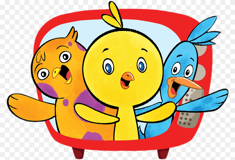 Chirp And Friends On Tv, Plush, Toy, Animal, Bird Free Transparent Png