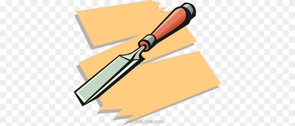 Chisel Royalty Vector Clip Art Illustration, Device, Tool, Trowel Free Png