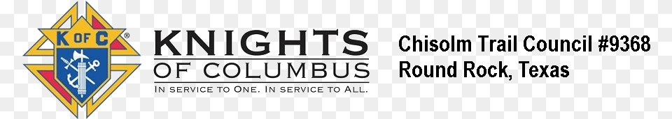 Chisolm Trail Council Knights Of Columbus Bumper Sticker Or Helmet Sticker, Logo, Symbol Free Png Download
