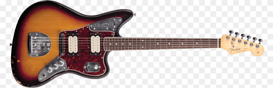 Chitara Electrica Fender Kurt Cobain Jaguar Fender Kurt Cobain 3 Color Sunburst, Guitar, Musical Instrument, Bass Guitar, Electric Guitar Png