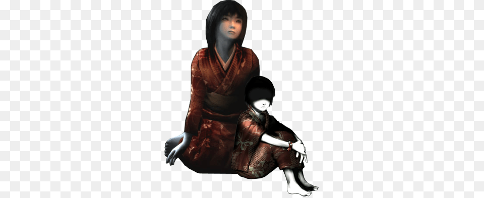 Chitosebio Fatal Frame, Adult, Robe, Person, Gown Png Image