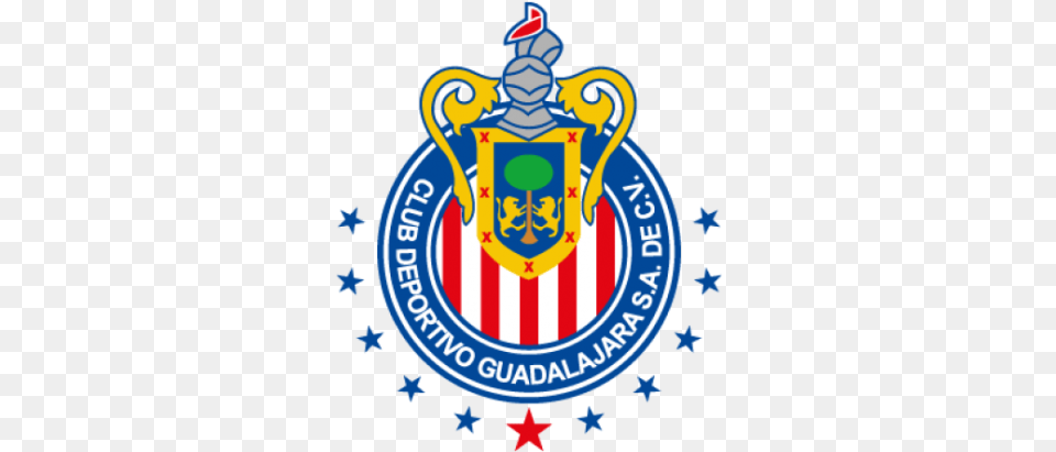 Chivas De Guadalajara V Tigres Uanl Chivas Del Guadalajara 2018, Emblem, Symbol, Logo, Badge Free Transparent Png