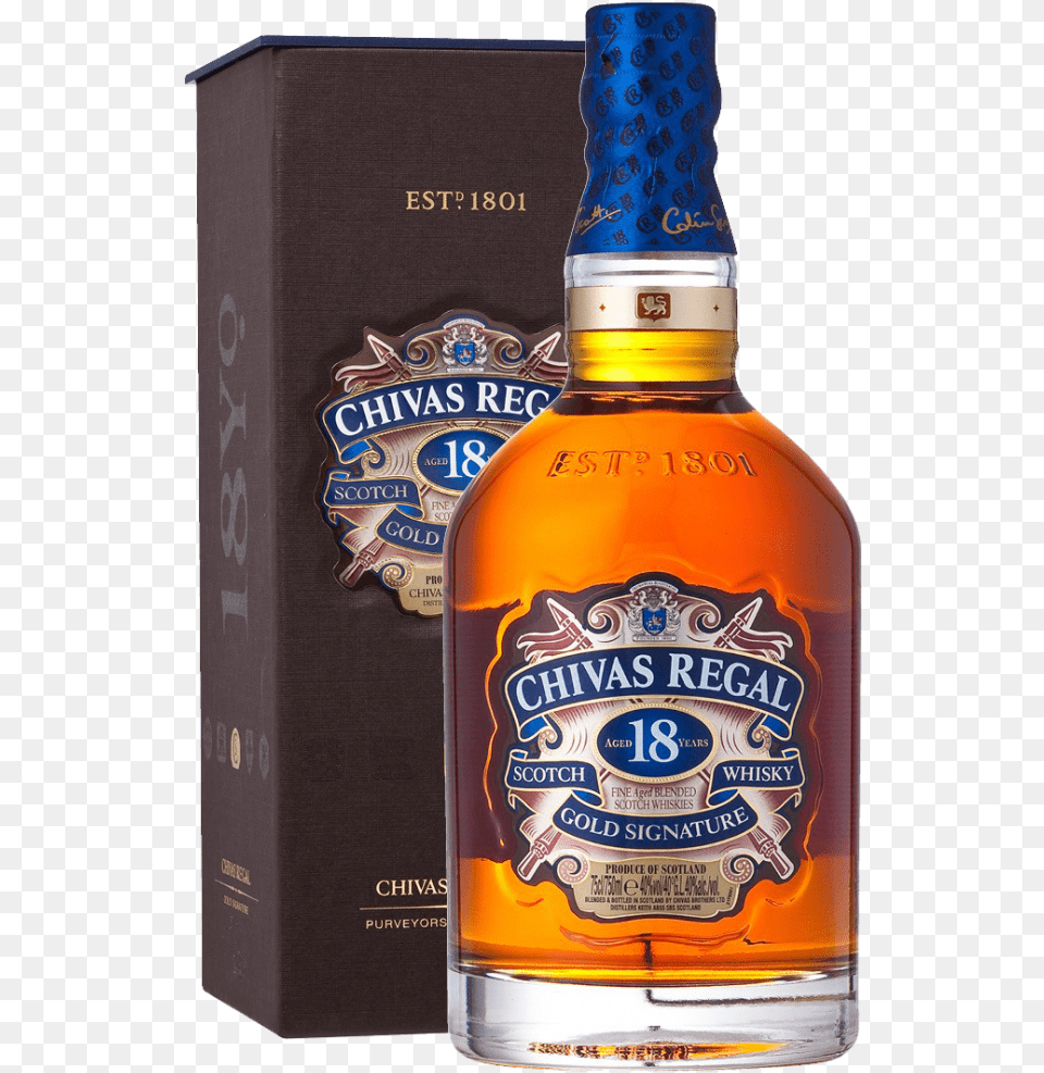 Chivas Regal 18 Year Blended Scotch Whisky Chivas Regal 18yo Scotch Whisky, Alcohol, Beverage, Liquor, Beer Free Png