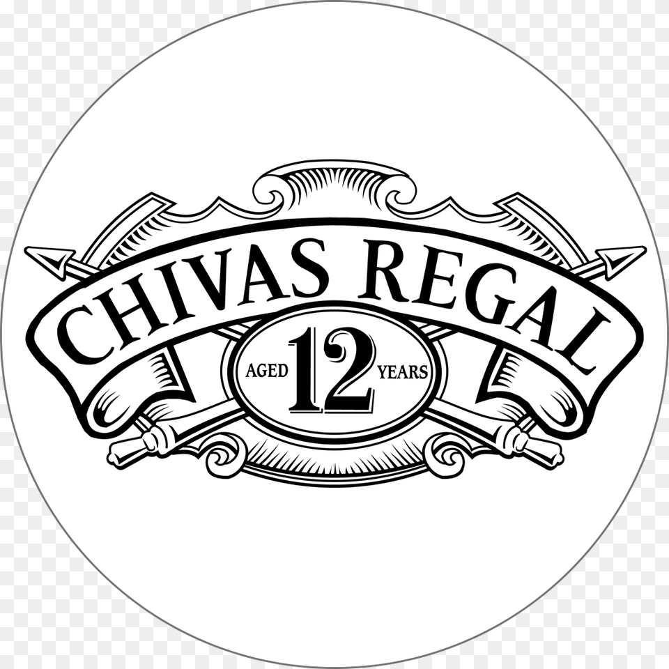 Chivas Regal Logo Tshirt Design In Logos, Badge, Symbol, Emblem, Disk Png Image