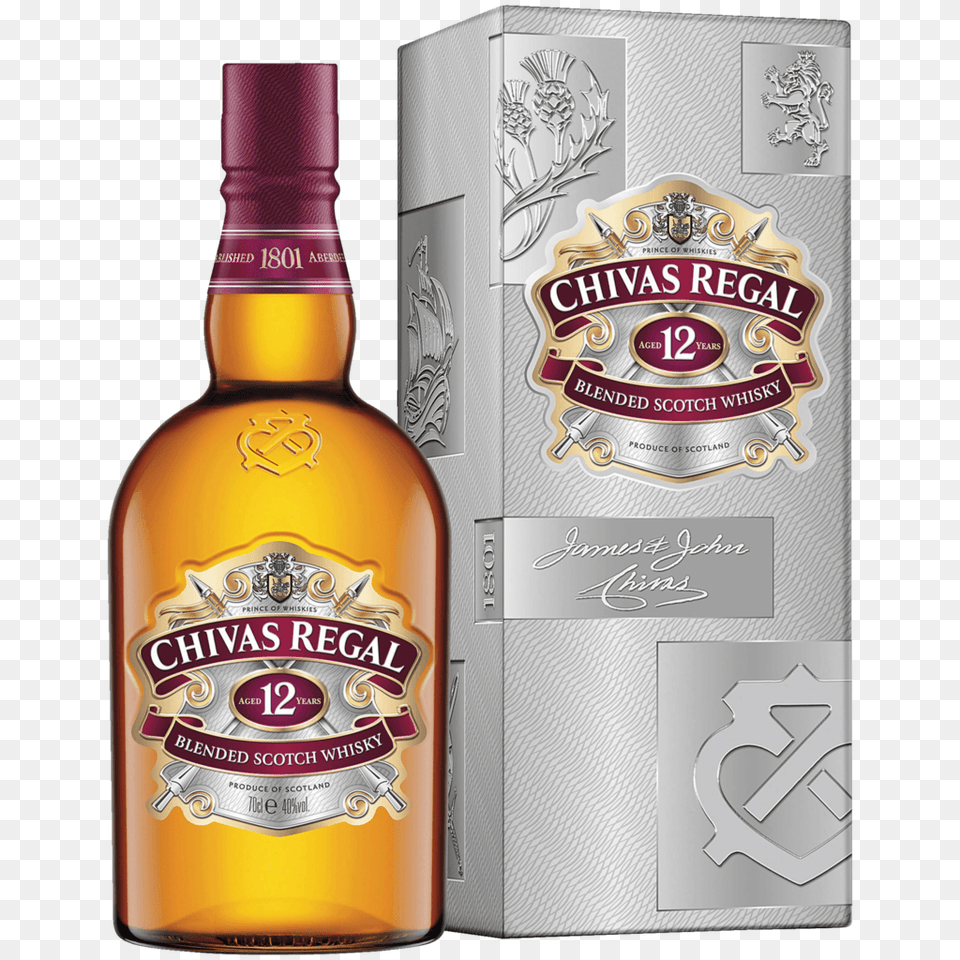 Chivas Regal Year Old Whisky Discandooo, Alcohol, Beverage, Liquor, Beer Free Png