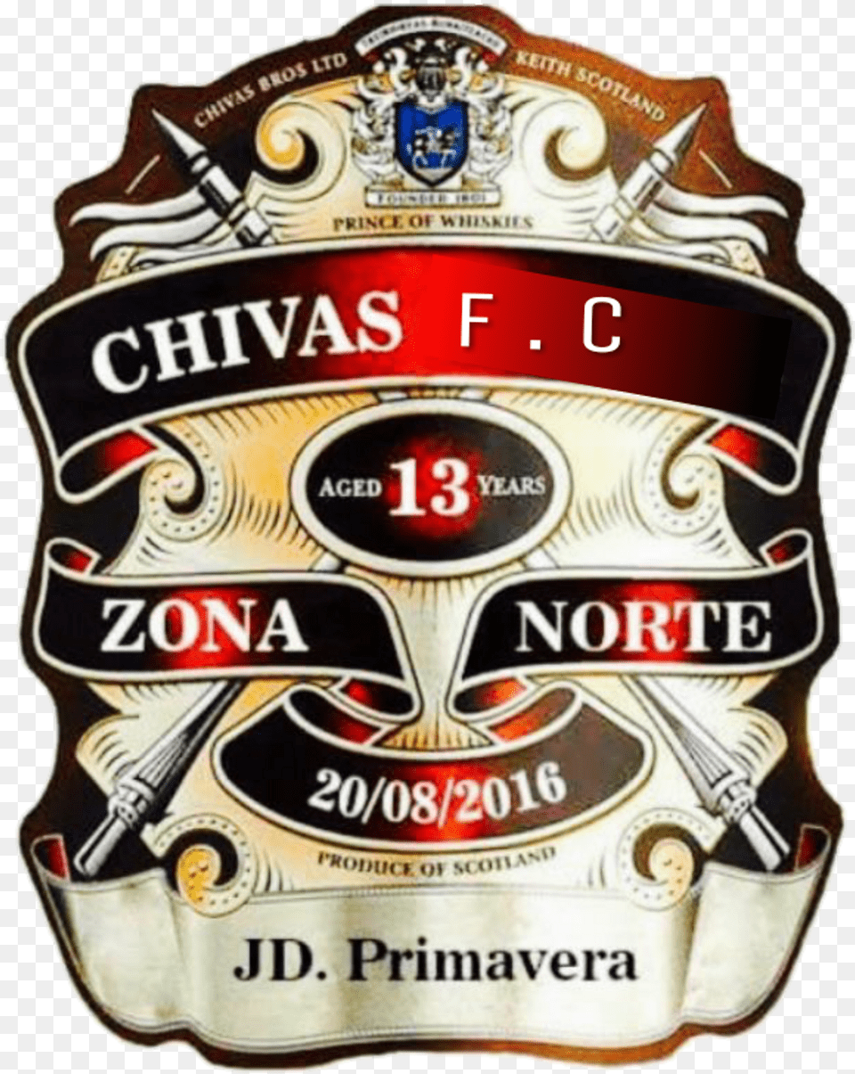 Chivas Sticker Chivas Regal 12 Logo, Alcohol, Beer, Beverage, Can Free Png