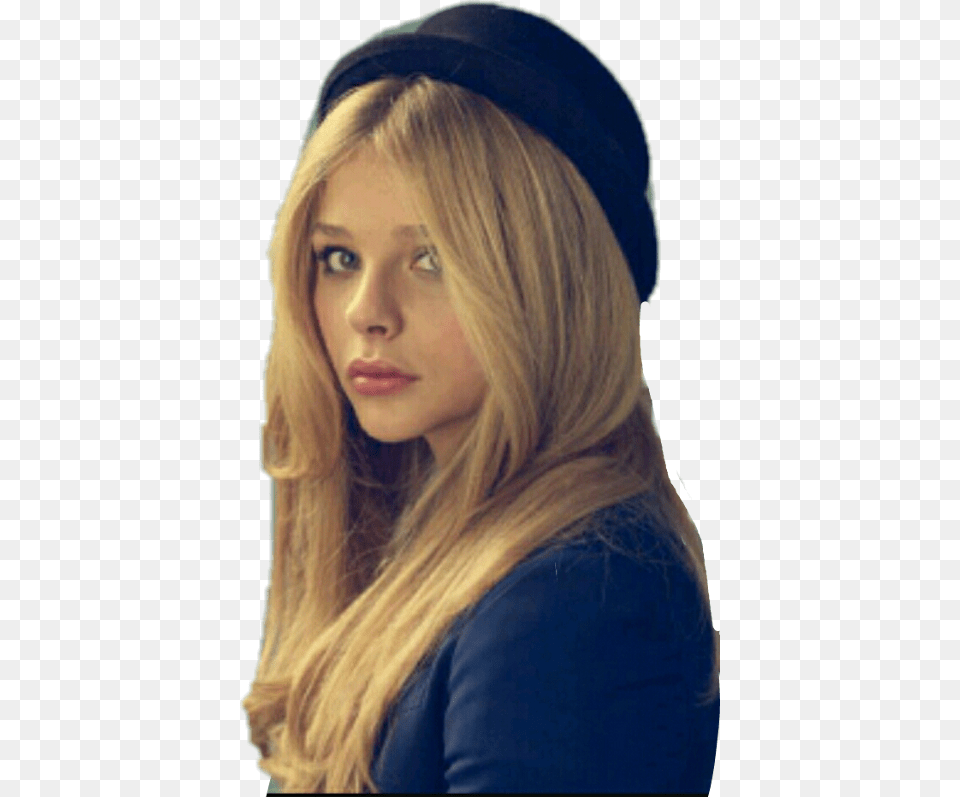 Chloe Grace Moretz 500 Days Of Summer Download Chloe Grace Moretz Profile, Woman, Person, Hat, Female Png