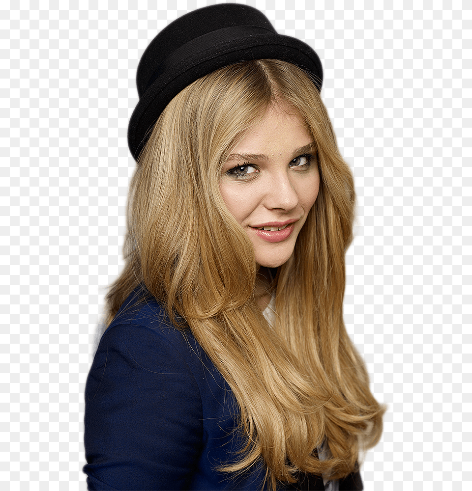 Chloe Grace Moretz Chloe Grace Moretz Hat, Hair, Blonde, Cap, Clothing Png Image