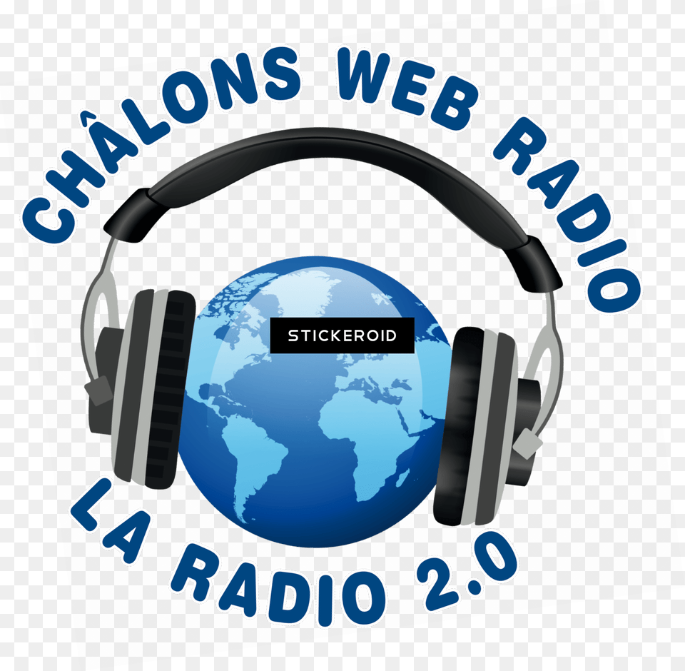 Chlons Web Radio Logo, Electronics, Headphones, Disk Png Image