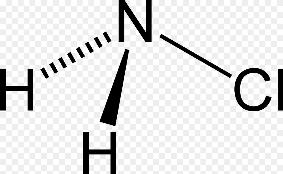 Chloramine 2d Pcl3 Vsepr Model, Gray Free Png Download