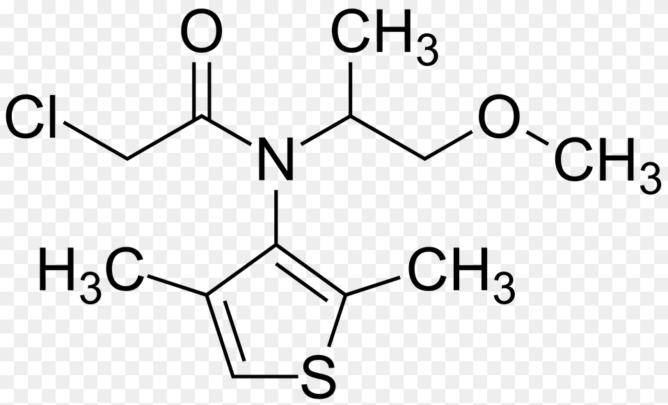 Chloro N 24 Dimethylthiophen 3 Yl N 1 Methoxypropan 2 Ylacetamide 200 Clipart Free Png