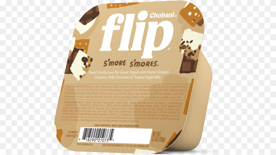 Chobani Flip Coffee Brownie Bliss, Advertisement, Poster, Food, Peanut Butter Free Png Download
