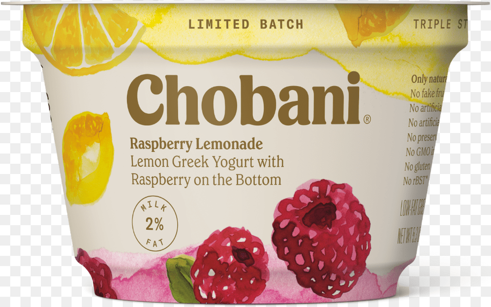 Chobani Greek Yogurt, Berry, Raspberry, Produce, Plant Free Transparent Png