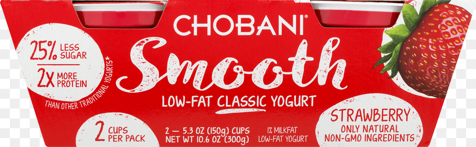 Chobani Yogurt 1 Chobani Smooth 2 Pack, Berry, Food, Fruit, Plant Png Image