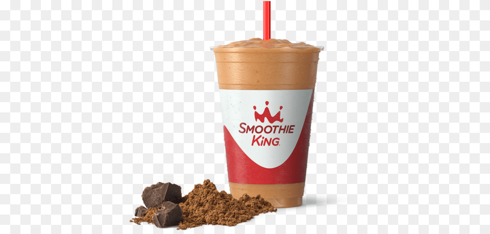 Choc Smoothie King, Cup, Beverage, Juice, Milk Free Transparent Png