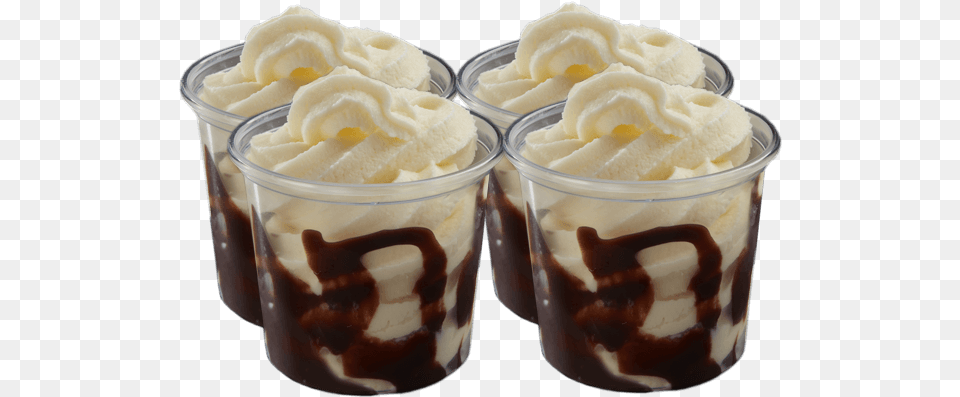 Choc Sundaes 4 Pack Dominos Mini Choc Sundae, Cream, Dessert, Food, Ice Cream Free Png Download