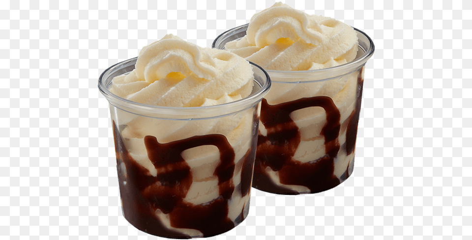 Choc Sundaes Ice Cream Sundae Transparent Background, Dessert, Food, Ice Cream, Whipped Cream Free Png