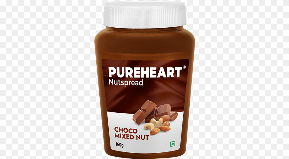 Choco Cashew Spread Choco Badam Spread Creamy Cashew Pure Heart Chocolate Spread, Food, Peanut Butter Free Transparent Png