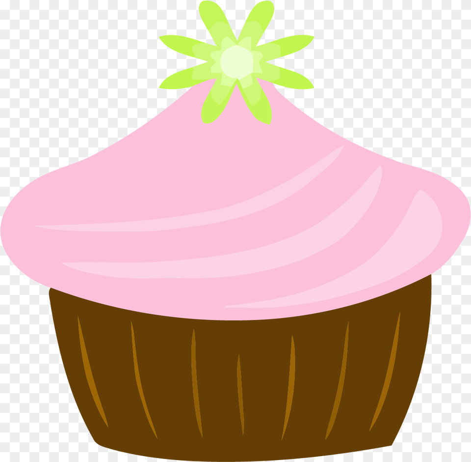 Choco Cupcake Clipart Illustration, Cake, Cream, Dessert, Food Png Image