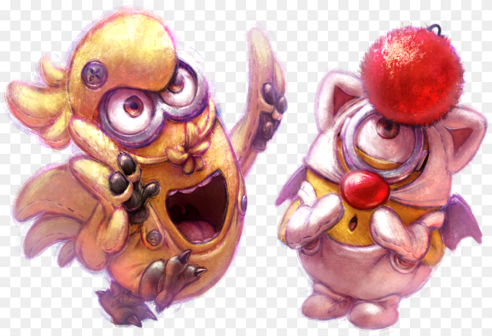 Choco Minion And Mog Minion By Ja Punkster Cartoon, Baby, Person, Accessories, Animal Free Png