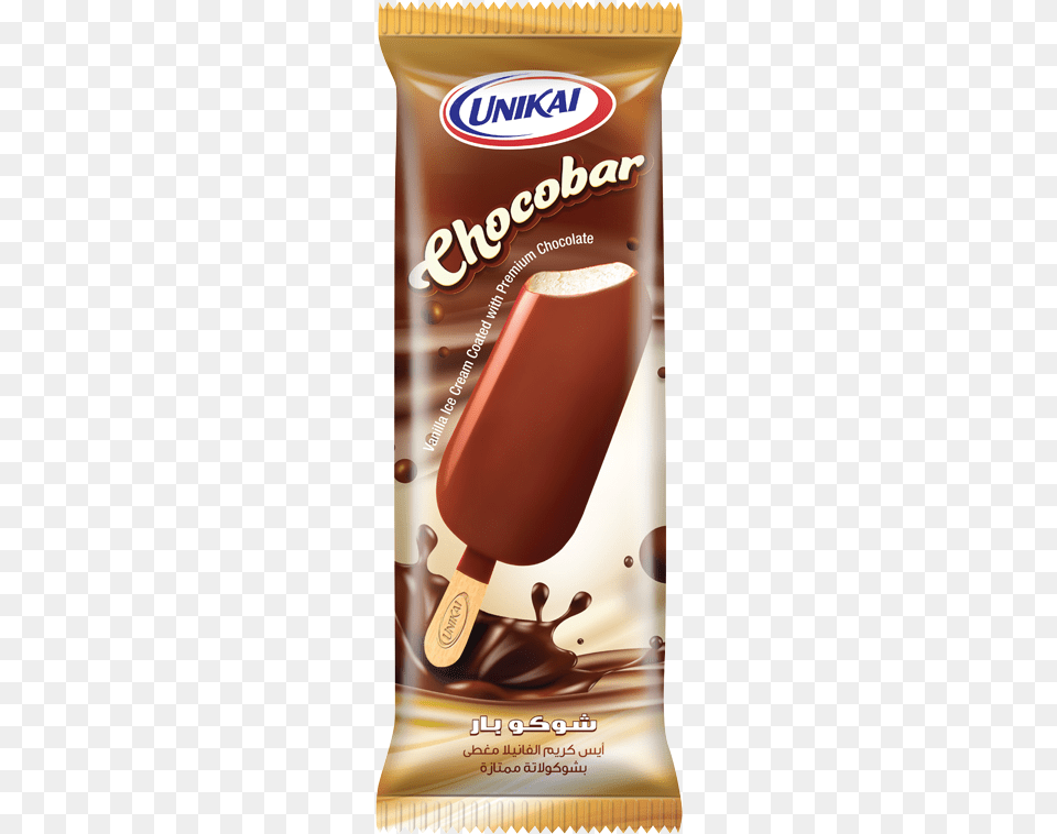 Chocobar Unikai Ice Cream Chocolate, Food, Ice Pop, Smoke Pipe Png