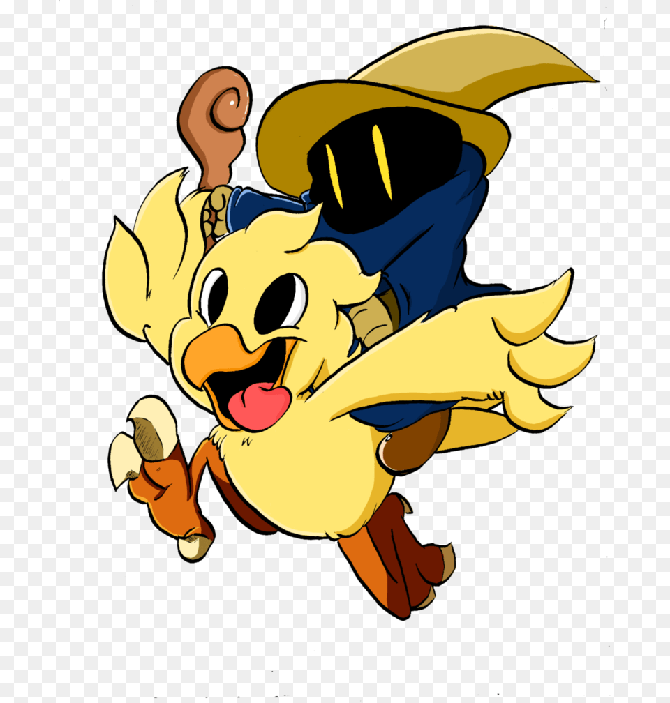 Chocobo, Baby, Person, Cartoon Png Image