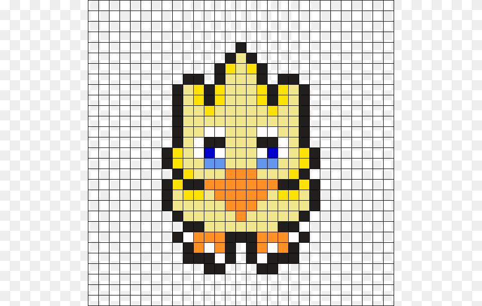 Chocobo Ff Perler Bead Pattern Undertale Temmie Pixel Art, Chess, Game Png Image