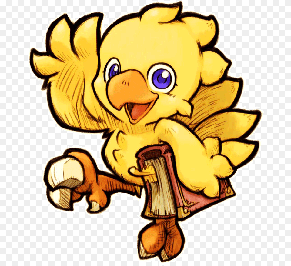 Chocobo Final Fantasy Chocobo, Baby, Person, Face, Head Png Image
