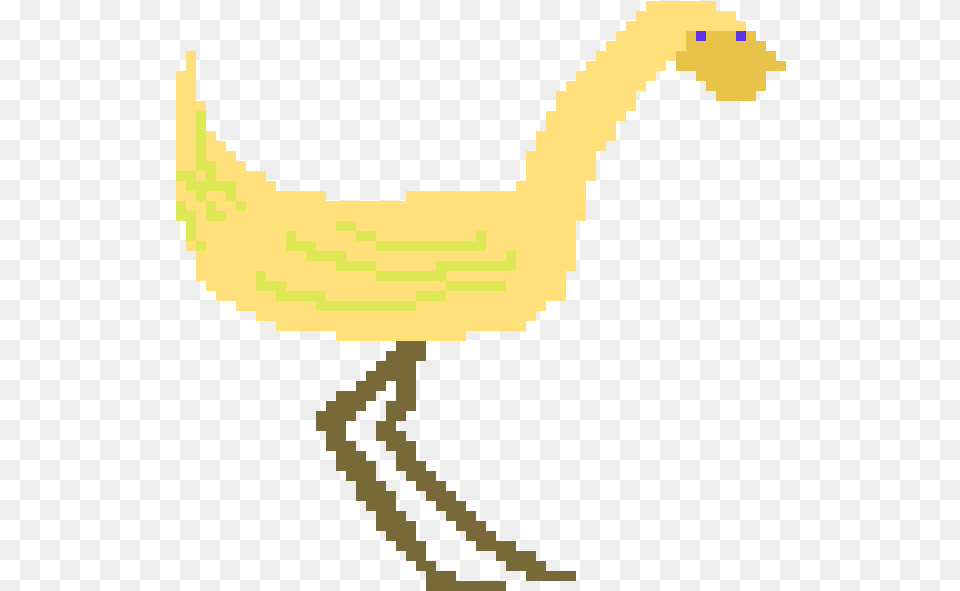 Chocobo Illustration Pixel Art, Banana, Food, Fruit, Plant Free Transparent Png