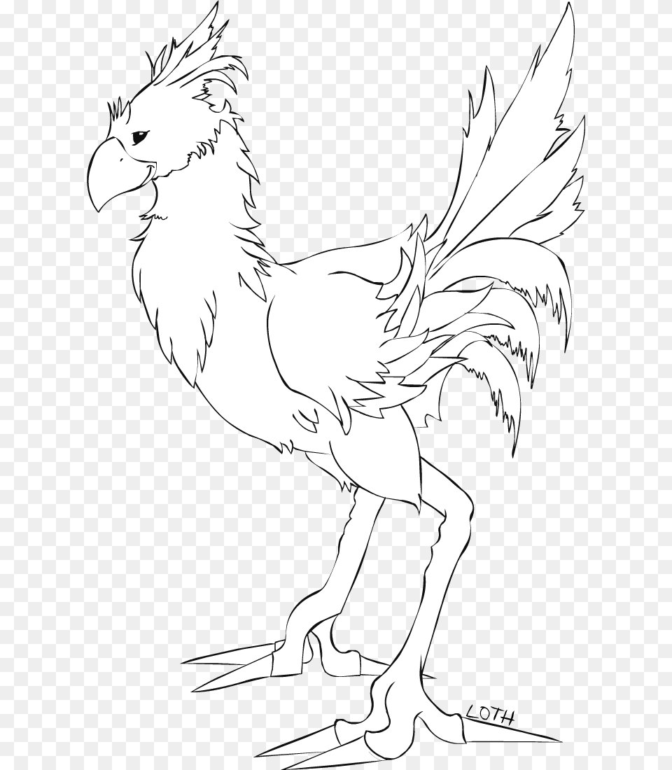 Chocobo Lines Chicken, Person, Face, Head, Animal Png