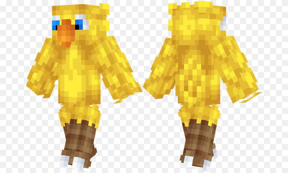 Chocobo Minecraft Skin, Baby, Person, Head Free Transparent Png