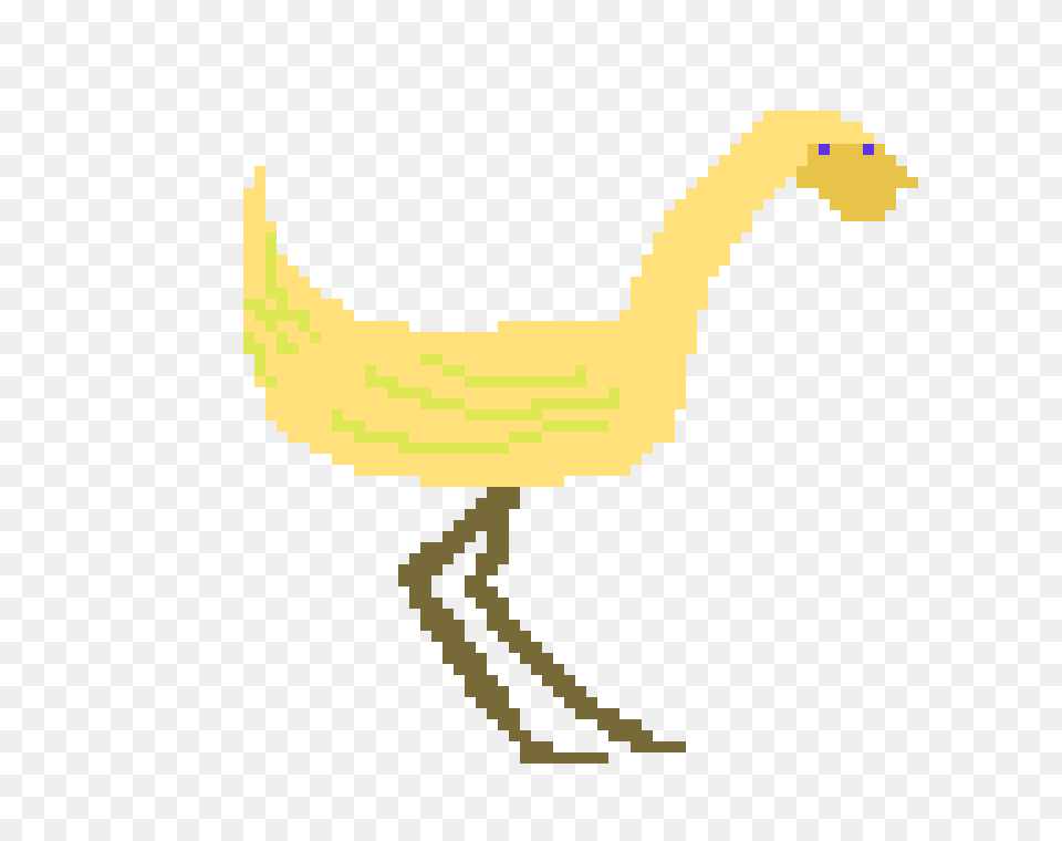 Chocobo Pixel Art Maker, Animal, Bird, Waterfowl, Reptile Free Png