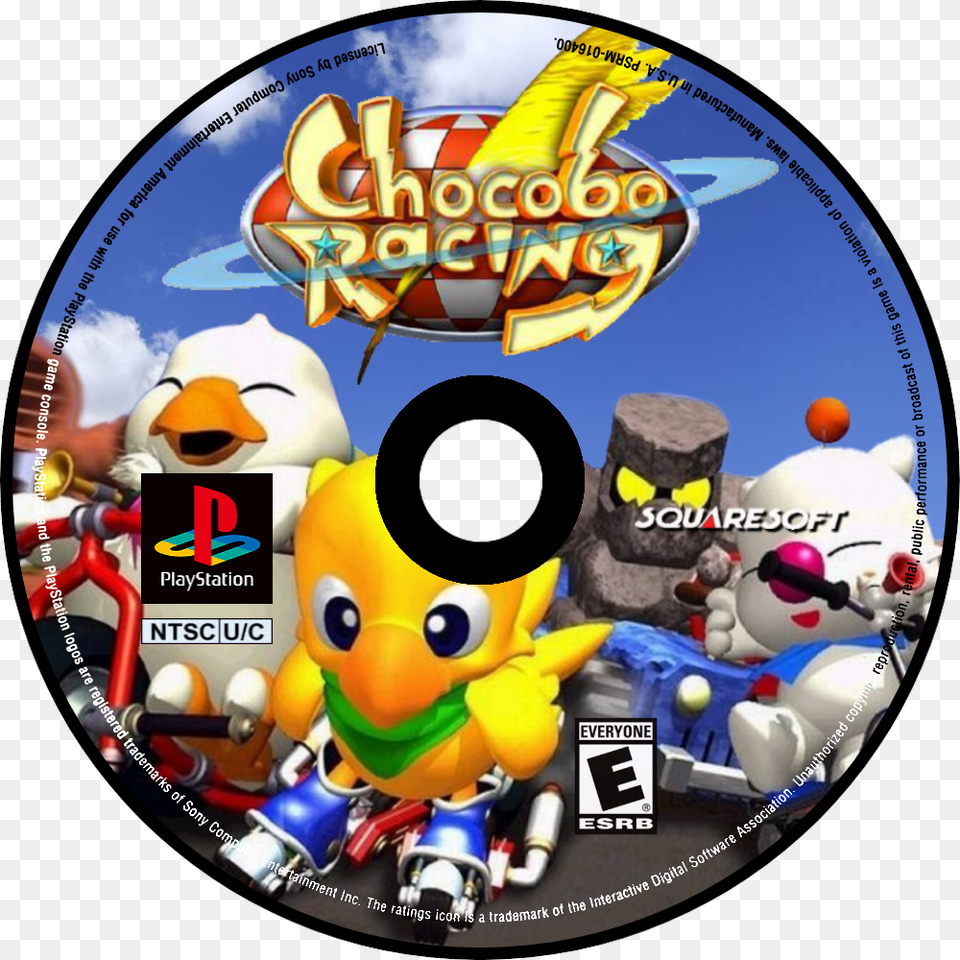 Chocobo Racing, Disk, Dvd, Toy Free Transparent Png