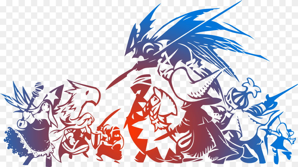 Chocobo Vector Final Fantasy Final Fantasy Tactics Title, Art, Graphics, Anime, Person Png Image
