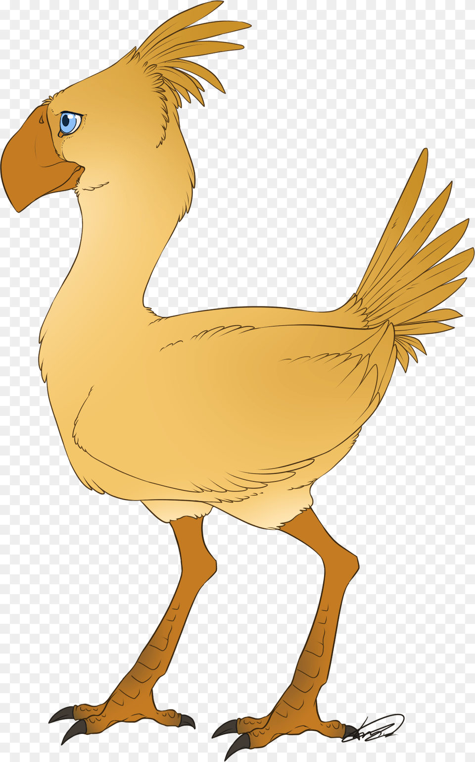 Chocobo Weasyl, Animal, Bird, Adult, Female Free Png Download