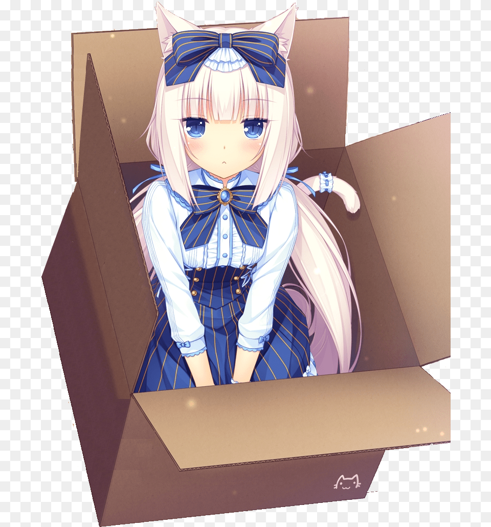 Chocola And Vanilla In Box, Person, Publication, Comics, Book Free Png Download