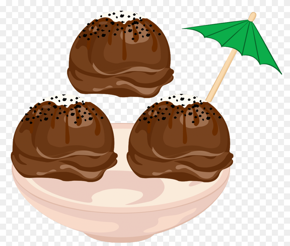 Chocolate, Cream, Dessert, Food, Ice Cream Free Png Download